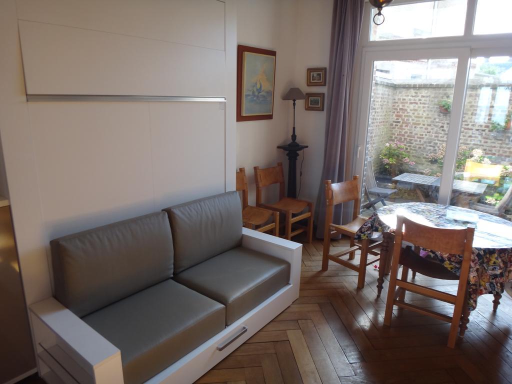 Appartement Beau studio, front de mer - RDC à Mers-les-Bains Extérieur photo